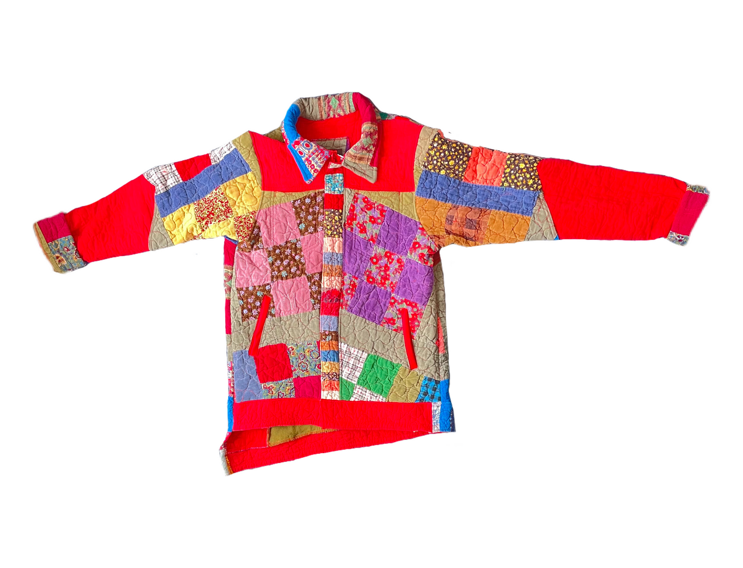 Red Quilted Jacket 1:1