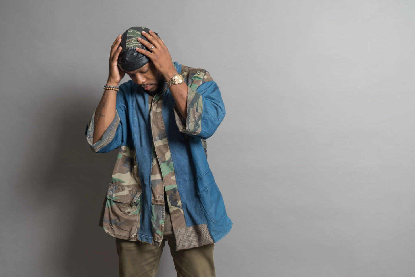 #R3 Camo Kimono