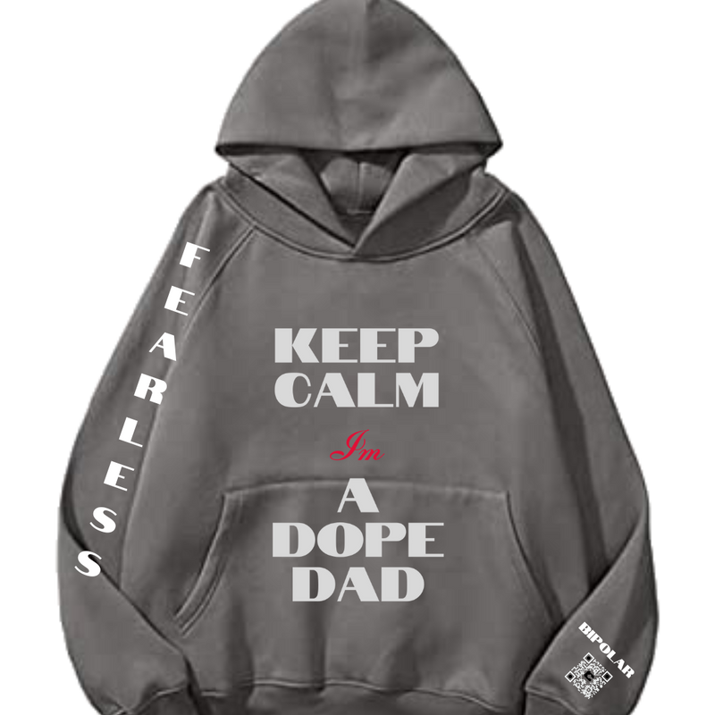 Keep Calm im a Dope Dad_ Black Fedora