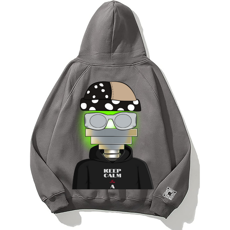 Keep Calm Im a Dope Dad_ Black White Dot CrewCap