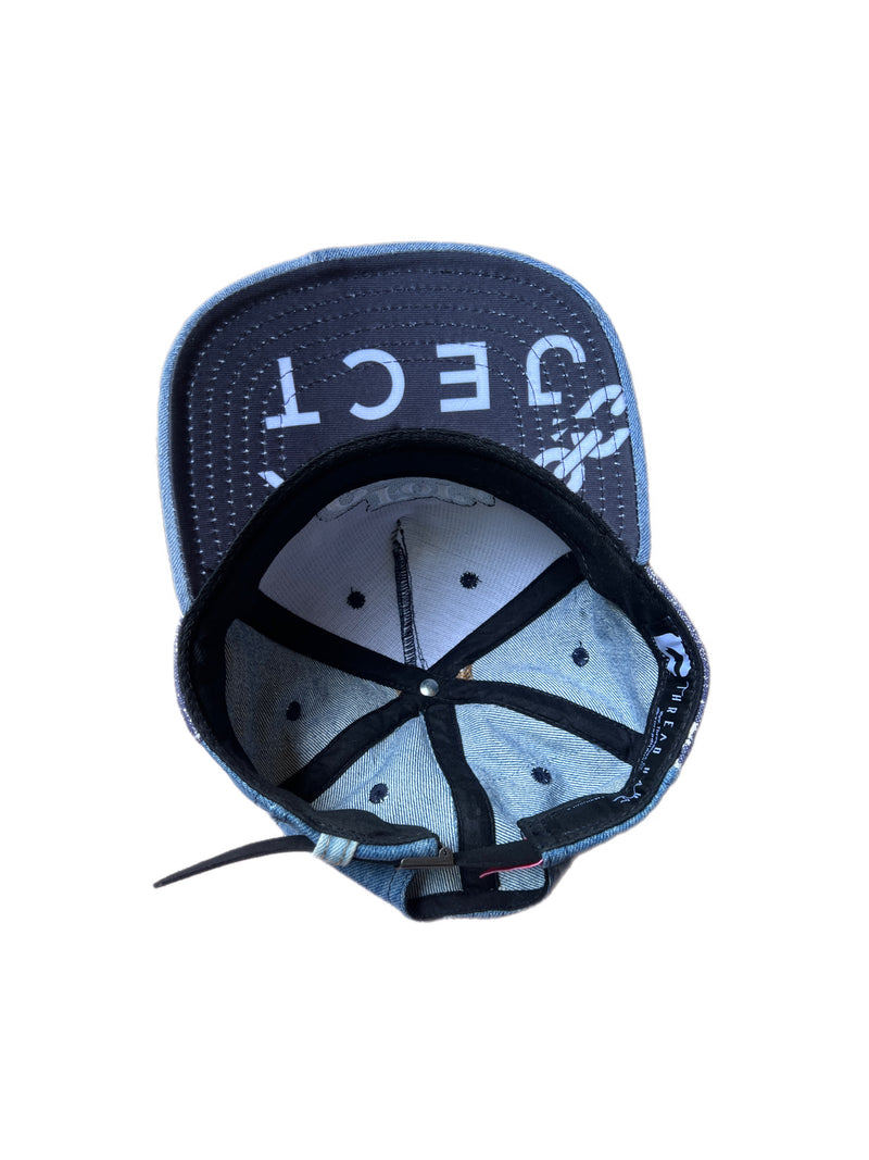 For Good × Thread Haus — 1:1 Upcycled Denim Trucker Cap