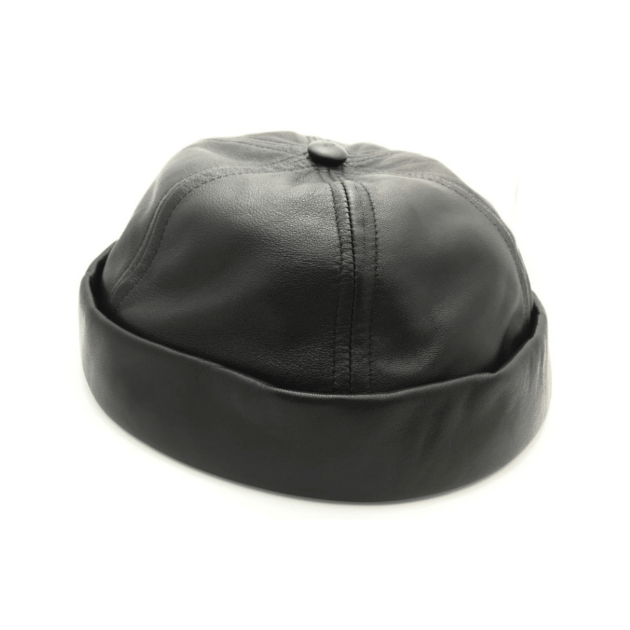 Black Leather CrewCap [OG]
