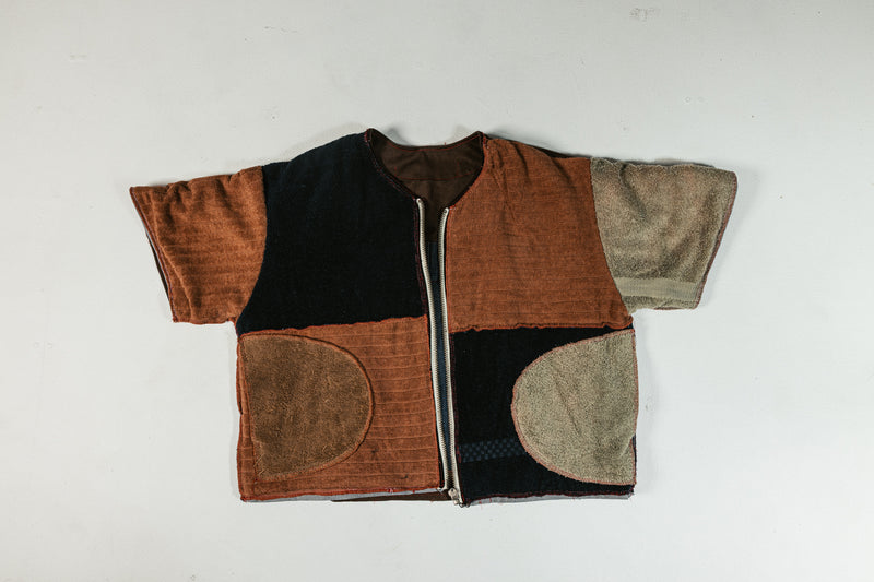 R3 Convertible Towel Baseball Jersey— Sand & Onyx