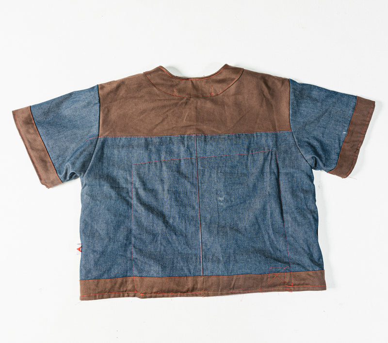 R3 Convertible Towel Baseball Jersey— Chocolate Navy