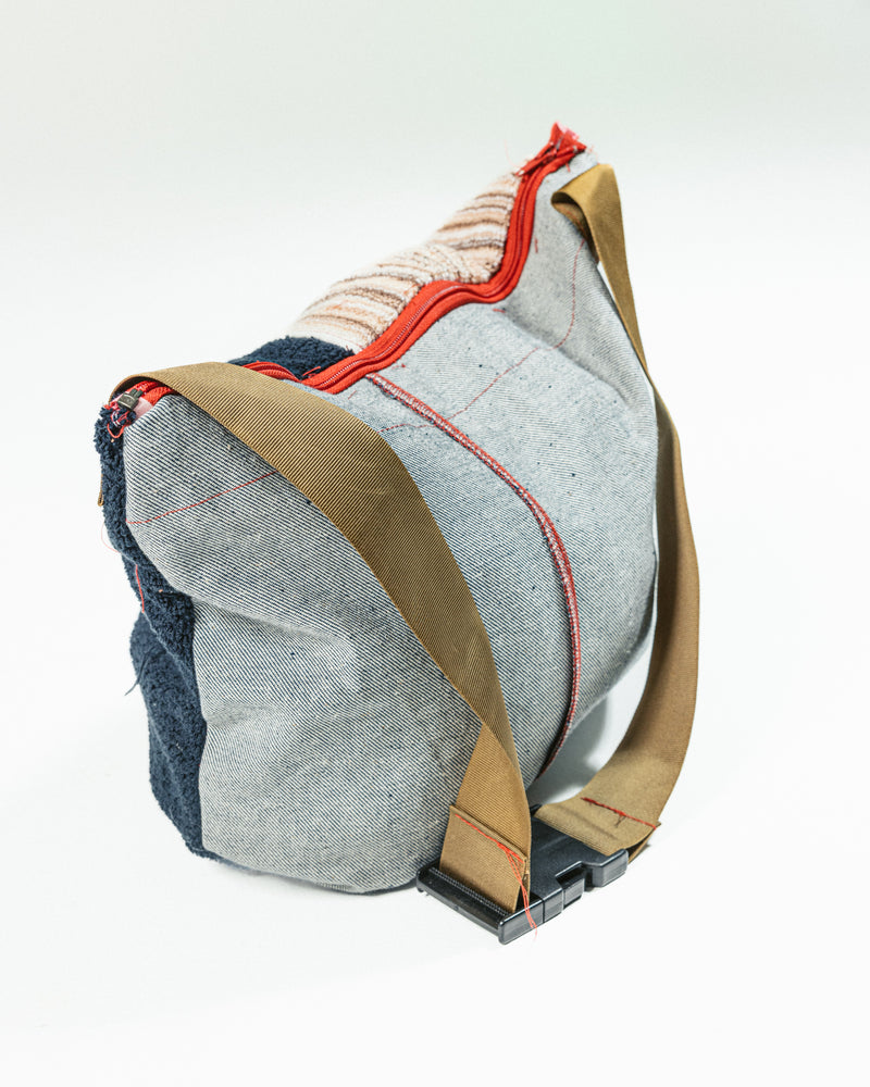 R3 Reversible Contrast Denim Towel Jacket