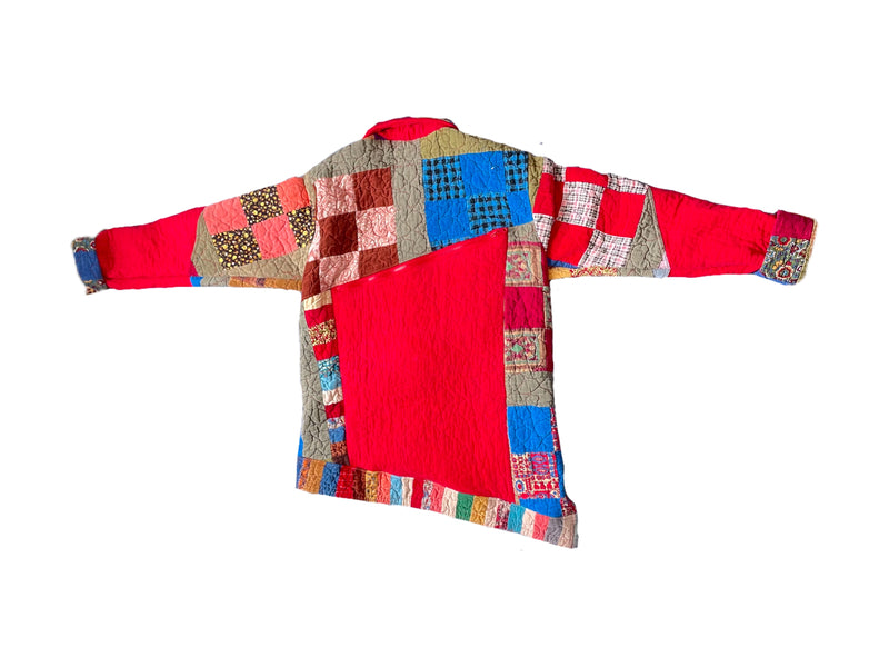 Red Quilted Jacket 1:1