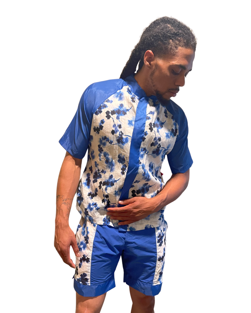 Blue Linen Nylon Water proof