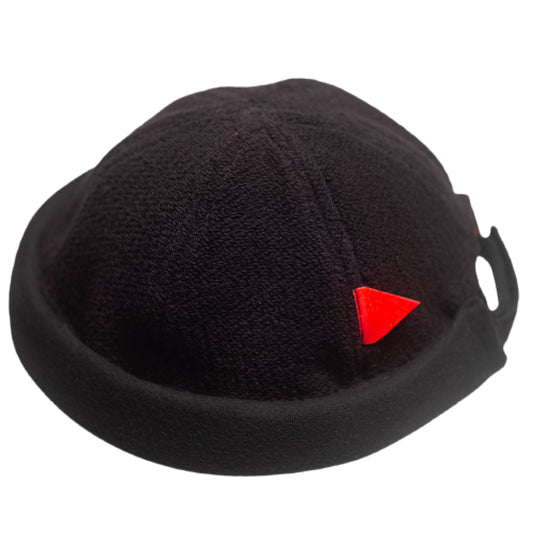 Black Heavy Knit CrewCap [OG]