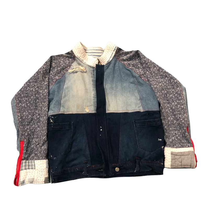 R3 Axum Trak Jacket Upcycled Denim 1:1
