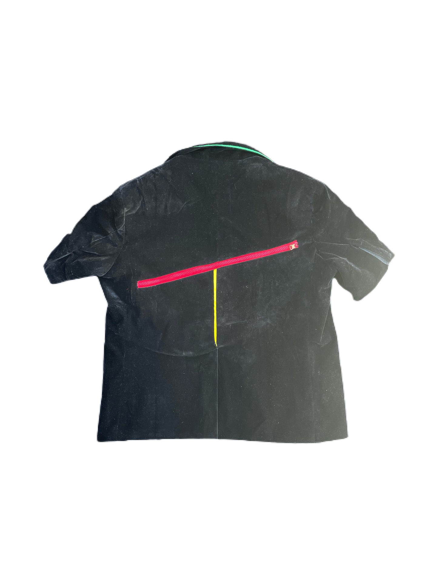 Traveling Blazer [Short Sleeve Velvet] - BAG PIC & REVERSED, DESCRIPTION, PRICING
