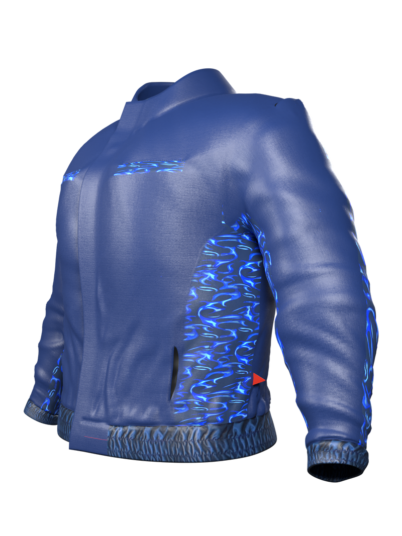 Blue Indigo Flight Jacket Set {NFT}